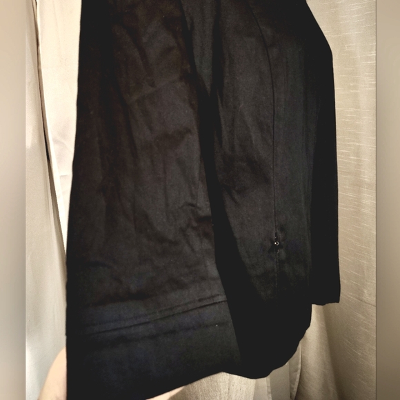 Norton McNaughton Jacket, Women, Black Zip Up, Collar, 3/4 sleeves, Zip Pckts,12 - Picture 5 of 11